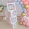 Fengrise - Baby Shower Decorations For Girl Balloon Box, Transparent Balloon Decorations Boxes For Baby First Birthday Party Decorations