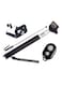 Generic - Selfie Monopod Rod With Mobile Holder Clip And Tooth Remote Shutter blue