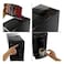 Melitta Solo Fully Automatic Coffee Machine E950-222, 1400 W, 1.2 L, Pure Black, Stainless Steel, Automatic Cleaning