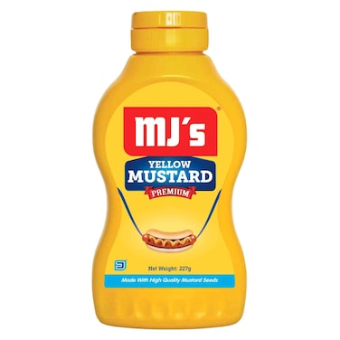 MJ&#39;s Premium Yellow Mustard Sauce 227g