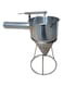 Generic Stainless Steel Batter Dispenser, Silver