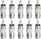 Tomvision - 10PCS BNC Female to RCA Male Cable Connector Adapter for CCTV Camera System