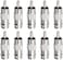 Tomvision - 10PCS BNC Female to RCA Male Cable Connector Adapter for CCTV Camera System