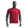 King's Collection Round Neck T-Shirts Large Maroon