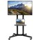 Rolling TV Cart for 32' to 65' LCD LED Plasma Flat Panel Screen   Mobile Stand with Wheels Black