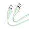 Voltme Powerlink Moss 100W PD 5A Fast USB C Cable, Liquid Silicon Type C Fast 480mbps Data Transfer Cable for iPhone 15 Pro Max, MacBook Pro/Air, iPad Pro/Air Samsung S24/S23 Ultra etc 1M &ndash; Green