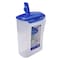Lock And Lock Aqua Fridge Door Transparent Water Jug With Flip Top Lid 3L