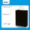 Markq Black Paper bags with handles 33 x 26 x 12 cm Large Kraft Gift bags for Birthday Party Supplies, Weddings, Shopping, Presents (12 Bags)
