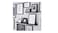 Picture ledge, black115 cm