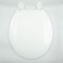 Uni flo Toilet Seat White WC Seat Cover Lid For For Standard Bathroom, High-Quality Oval Toilet Seat And Cover