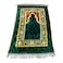 Fabienne Thick Foam Prayer Mat Anti-Slip Flannel Prayer Rug Printed 80 x 120 cm Green