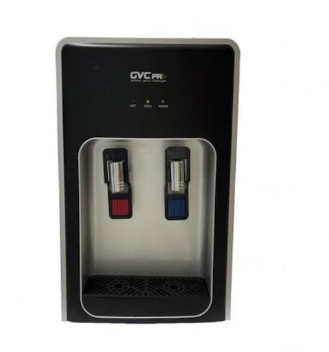 GVC Pro Desktop Top Loading Water Dispenser, YLR-PF-020, Silver &amp; Black