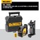 DEWALT Kreuzlinien-Laser (selbstnivellierend, horizontale und vertikale Laserlinien, Laserfarbe Rot, Laserklasse 2, 2-Tasten-Bedienung, inkl. Wandhalterung, Batterien und Koffer) DW088K