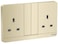 Schneider Electric Avataron Double Socket 13Amps 250V Wine Gold, E83T25_Wg_G12