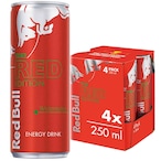 Buy Red Bull Energy Drink, Red Edition, Watermelon, 250ML (4 pack) in Kuwait