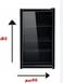 Dansat Glass Door Display Refrigerator 2.6 Feet / 73 Liters, D160SC22 (Installation Not Included)