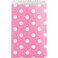 Generic Polka Dot Design Treat Bag 20 Pieces, Small, Candy Pink/White