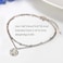 Aiwanto Beautiful Ankle Chain for Leg Anklet Gift for Wife(Silver)