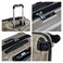 Eminent Hard Case Travel Bag Medium Luggage Trolley TPO Lightweight Suitcase 4 Quiet Double Spinner Wheels with TSA Lock KK30 Gold Champagne