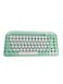 Dual Tec Wirless Bluetooth Keyboard 32.6 x 16 x 3.3 cm ( Green Color)
