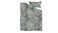 Duvet cover and pillowcase, dark green/white150x200/50x80 cm