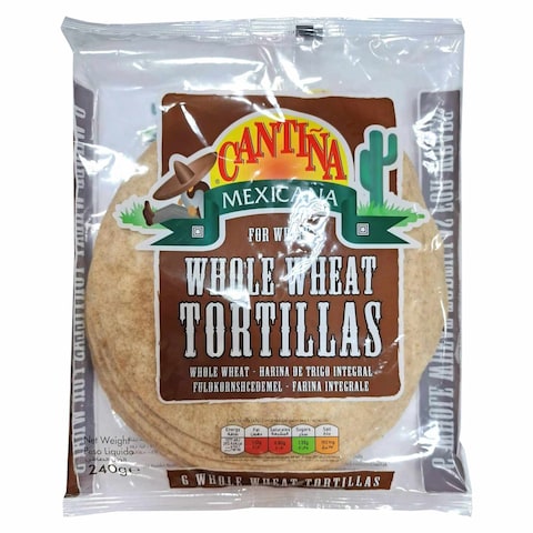 Cantina Mexicana Whole Wheat Tortillas 240g