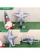 Christmas Tree Topper Lighted LED Rotating Sharp and Clear Projector 3D Star Tree Topper for Christmas Decoration-6 Design Slides- Silver