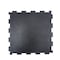 YALLA HomeGym 10MM Black Rubber Heavy-Duty Floor Exercise Mat Rubber Interlocking Floor Tiles 1 Squared Meter (Black)