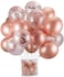 Generic 20 Pcs 12 Inch Balloons Decorations Set Including Rose Gold Latex Balloons And Foil Confetti FilLED Balloons For Party Festival Christmas Birthday Wedding Baby Shower Party Decorations Supply