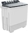 Hisense 20kg Twin Tub Semi Automatic Washing Machine With pump White Blue Model WSBE203