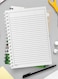 Lowha Spiral Notebook With 60 Sheets And Hard Paper Covers With Cover Farmland Design, For Jotting Notes And Reminders, For Work, University, School