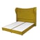 In House Lisbon Velvet Bed Frame - Single - 200x100 cm - Gold