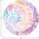 Creative Converting Tie Dye Party Dinner Plates 8-Pieces- 22 cm Diameter- Multicolor