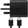 Samsung Original 25W Fast Charging USB-C Mobile Phone Mains Plug/Wall Charger, Genuine Samsung Charger Compatible With Galaxy Smartphones And Other USB Type C Devices, Black, EP-TA800XBEGGB