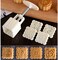 3D Cookie Cutter Press Flower Moon Cake Mold with Set 6 Pcs Pattern Baking Accessories for Pastry Mold Bakware