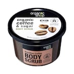 Buy Organic Shop Organic Belgian Chocolate And Sugar Body Scrub Brown 250ml in UAE