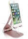 Generic Folding Desktop Mobile Phone Holder Pink