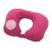 Inflatable travel pillow pink or blue 1 piece