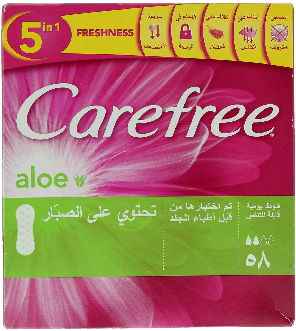 Carefree Aloe Vera Scent 56 Liners product thumbnail 3