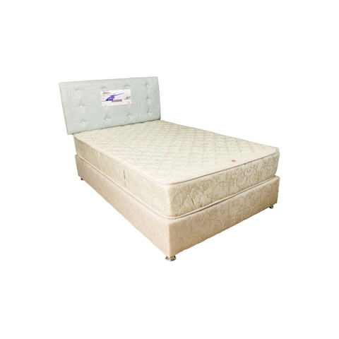 Bobmil Spring Silver Bed Set 4Ft X 6Ft
