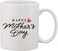 Giftex 11Oz White Ceramic Coffee Mug, Happy Mother's Day