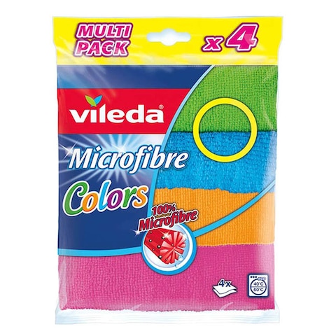 Vileda Microfiber Cleaning Cloth Set - 4 Pieces