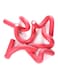 10-Piece Hair Curlers Roll Stick Set Red 80g