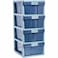 Lion Star Capela Four Storage Drawer Blue