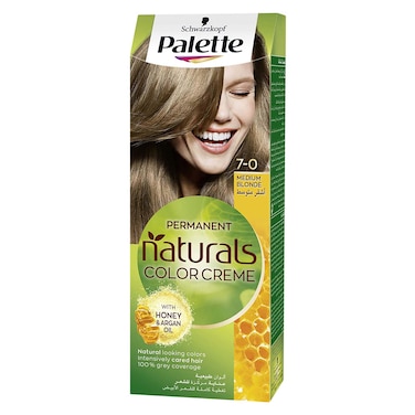 Schwarzkopf Palette Naturals Hair Dye - 7-0 Medium Blonde