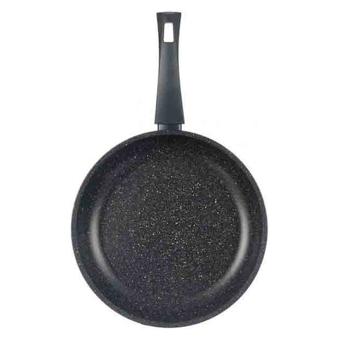 Illa Cook On Rock Granite Frying Pan - 28 cm - Black