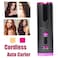 Hair Curler Portable Wireless USB Rechargeable Curling Iron Ceramic Curler Wand Auto Rotating Styling Tools