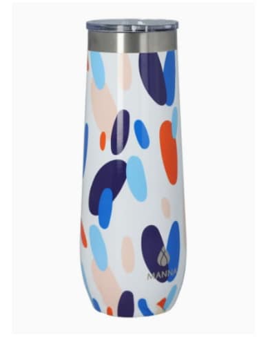 Generic Double Wall Multicolour Striped Mug