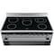 Siemens 5 Burners Electric Cooker And Oven HY738357M Silver 112L 90x60cm