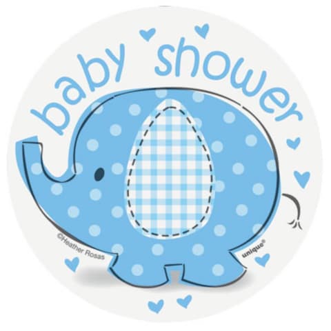 Umbrellaphants Blue 8 Mini D&eacute;cor Cutouts